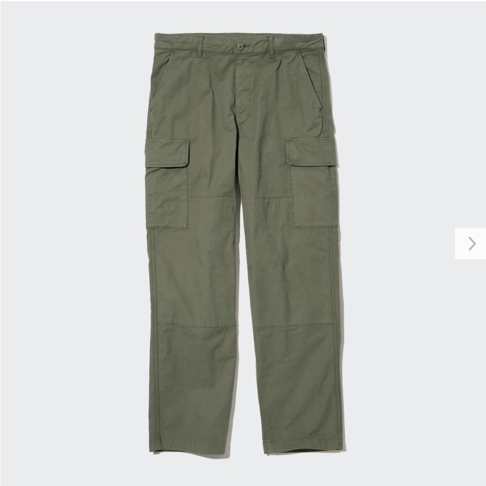 NWT Uniqlo Cargo Pants Olive Green Medium 32x32 Unisex